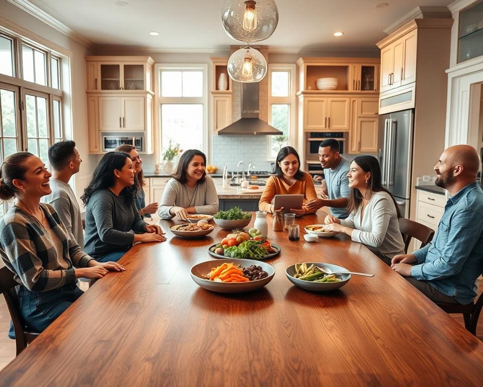 Waarom werkt een open keuken zo verbindend?