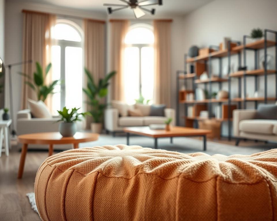 Wat maakt een poef handig als zitplek én decor?