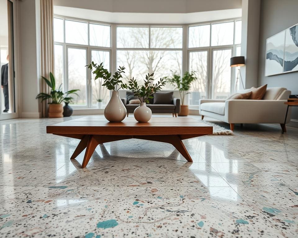 Wat maakt terrazzo details zo'n interieurhit?