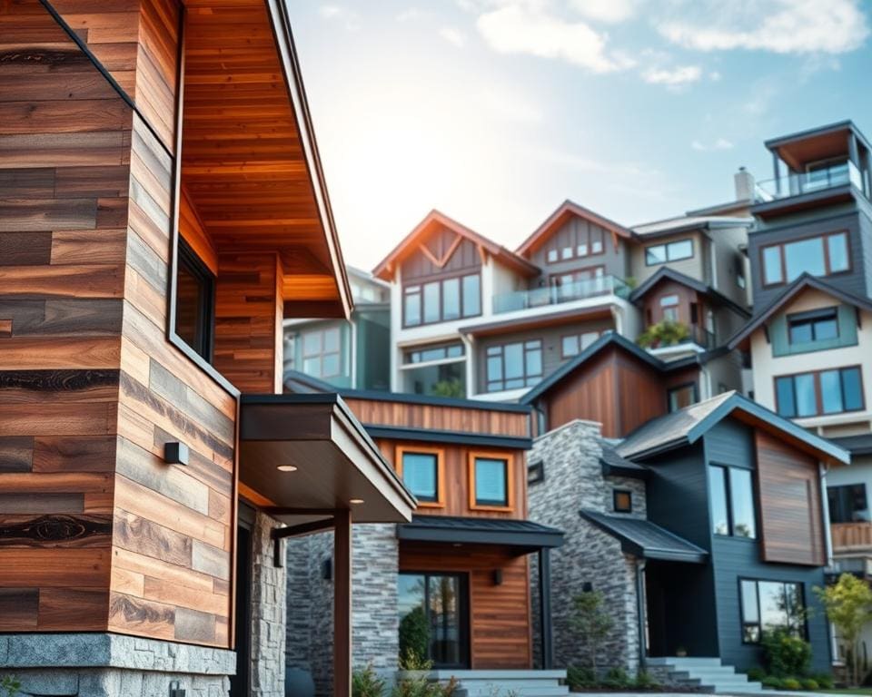 Welke gevelmaterialen passen bij moderne woningen?