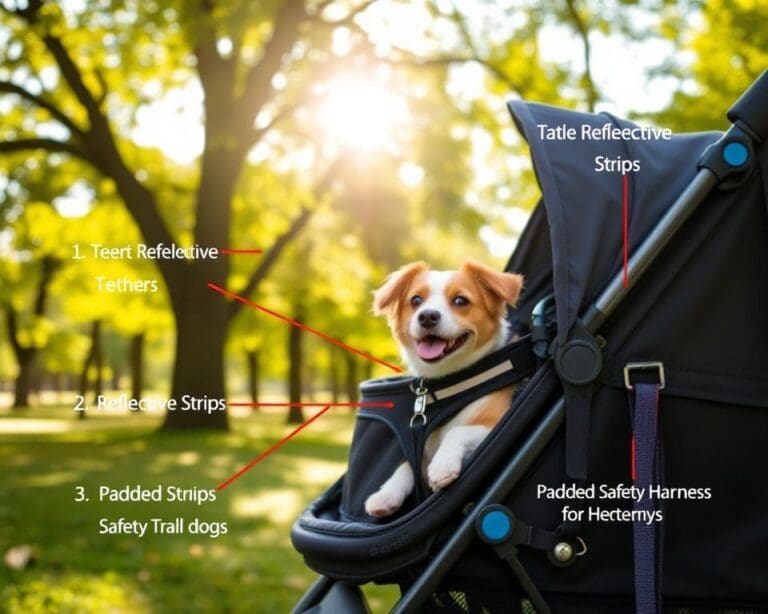 Welke hondenbuggy accessoires verhogen veiligheid onderweg?