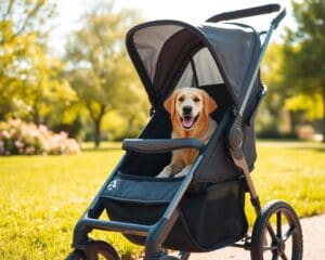 Welke hondenbuggy is geschikt voor grote hondenrassen?