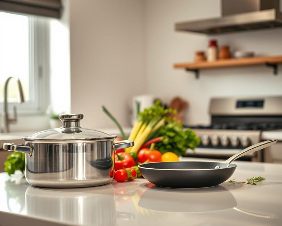 Welke pannenset is geschikt voor dagelijks koken?