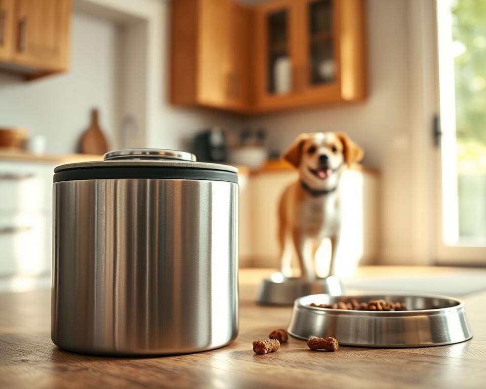 Welke voercontainer houdt hondenvoer vers?