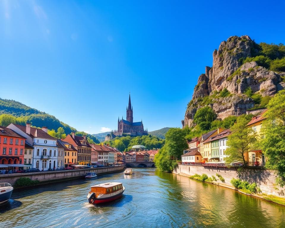 Waarom is Dinant geliefd bij dagjesmensen?