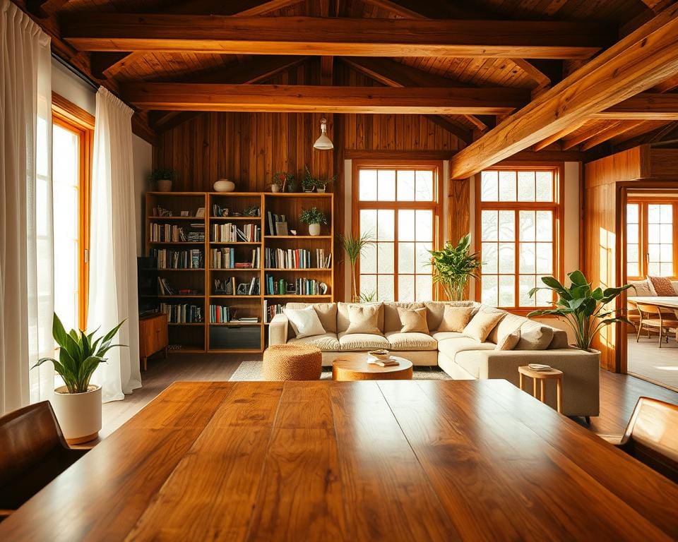 Wat doet natuurlijk hout met de uitstraling van een woning?