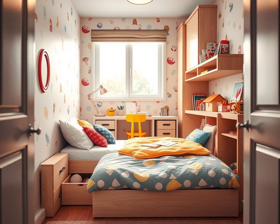 Wat maakt een ruimtebesparend bed ideaal voor de kinderkamer?
