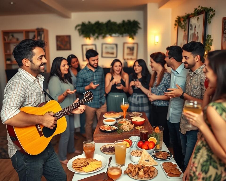 Wat zijn leuke manieren om gasten te vermaken?