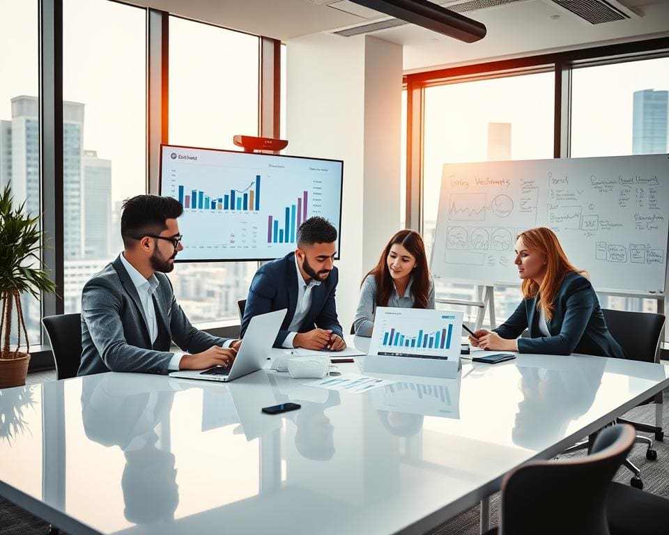 Welke diensten ondersteunen salesafdelingen?