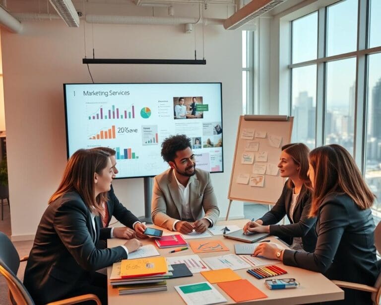 Welke marketingdiensten zijn essentieel voor bedrijven?