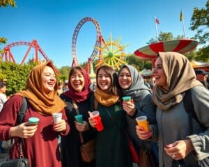 Bezoek aan Walibi Belgium met vrienden
