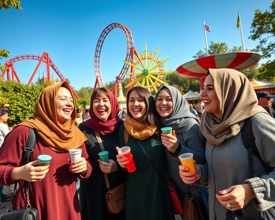 Bezoek aan Walibi Belgium met vrienden