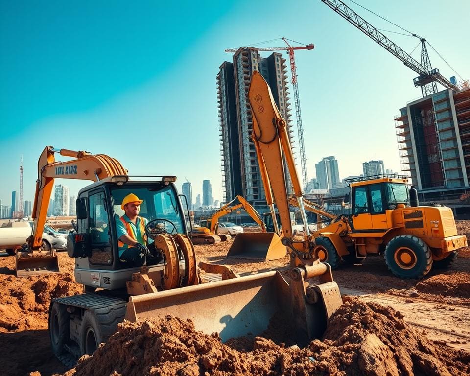 Hoe dragen bouwmachines bij aan productiviteit?