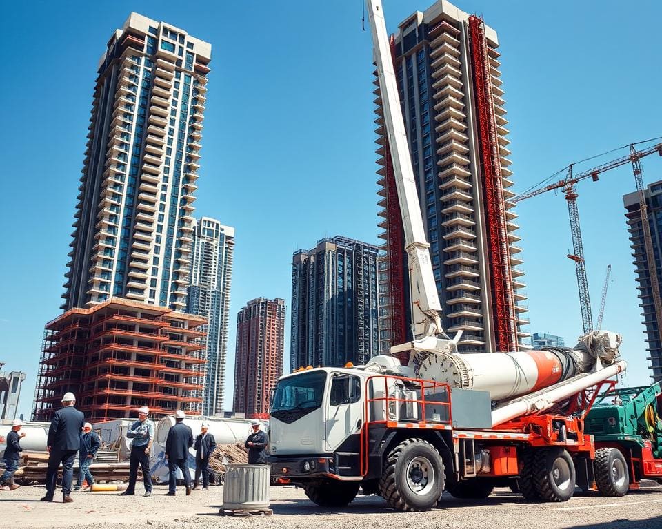 Hoe ondersteunt betonpompen grootschalige bouwprojecten?