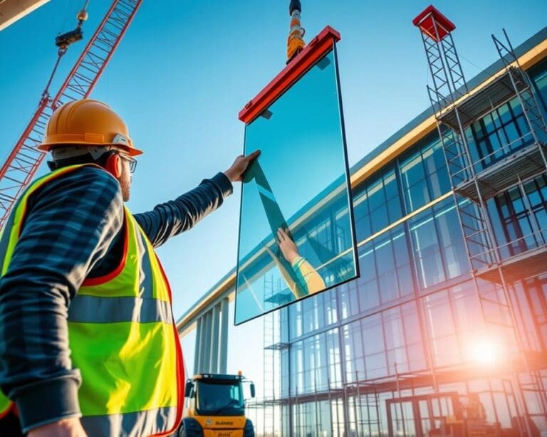 Hoe werkt vacuümheffen bij glas- en gevelmontage?