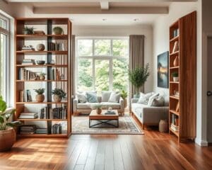 Is een open kast geschikt voor de woonkamer?