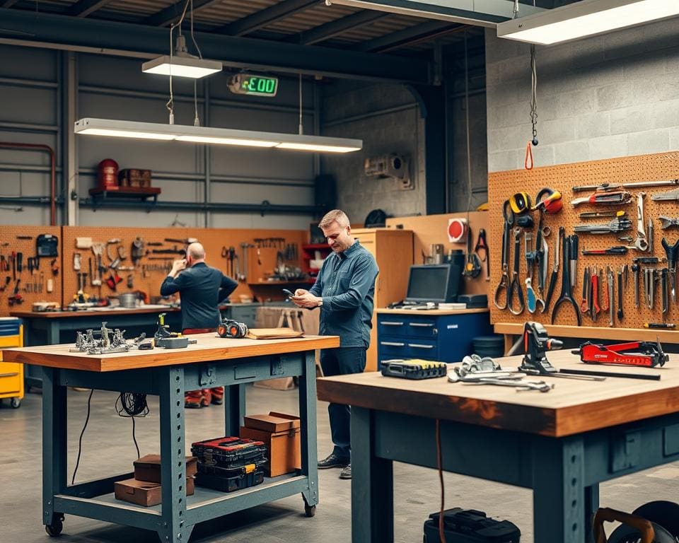 industriële werkbanken