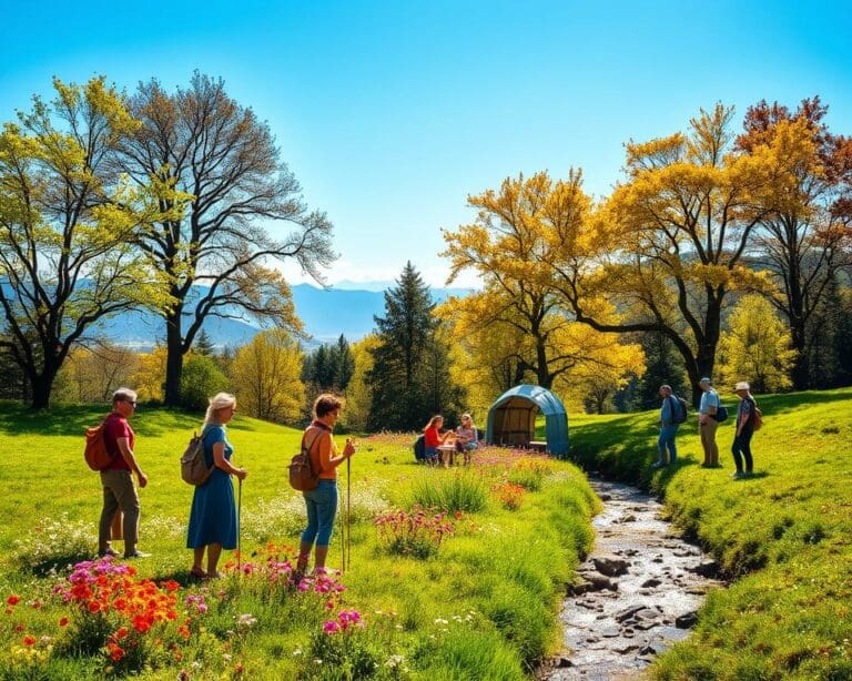 genieten van de natuur