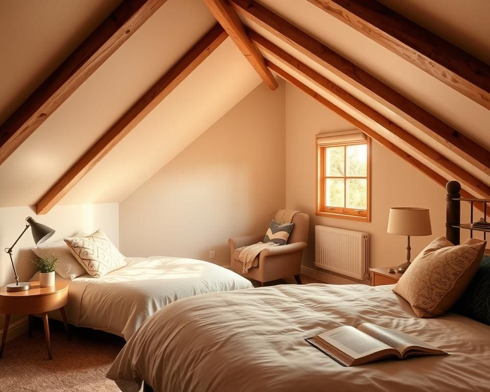 slaapkamer schuin dak