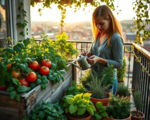 moestuin balkon